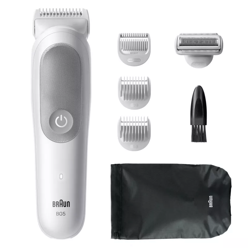 Braun Series 5 body groomer/shaver, light grey