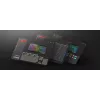 Wired full-size gaming keyboard Genesis Rhod 530, USB, QWERTY US, membrane, RGB backlight, 114 keys, 1.8 m cable, black