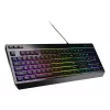 Wired full-size gaming keyboard Genesis Rhod 530, USB, QWERTY US, membrane, RGB backlight, 114 keys, 1.8 m cable, black