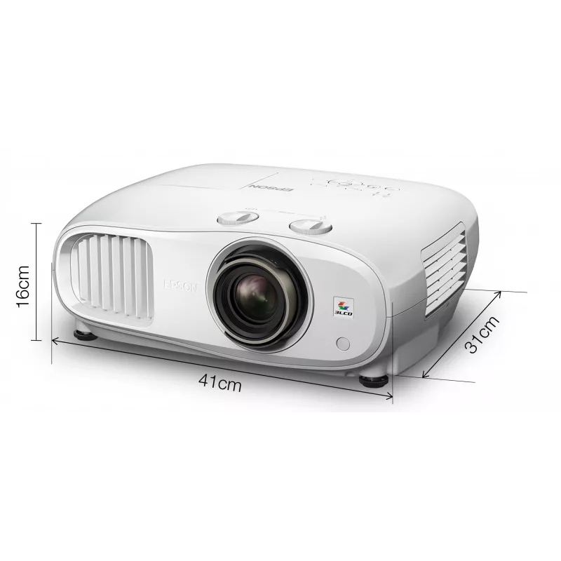 Epson EH-TW7100 Standard throw projector 3000 ANSI lumens 3LCD UHD 4K (3840x2160) 3D White