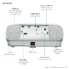 Epson EH-TW7100 Standard throw projector 3000 ANSI lumens 3LCD UHD 4K (3840x2160) 3D White