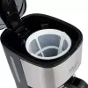 Drip coffee maker Adler AD 4407, 550 W, 0.7 L jug, silver/black, semi-auto