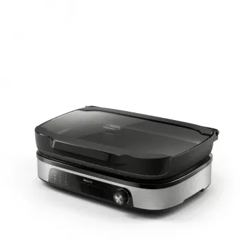 Electric Griddle Philips HD6212/90 2400 W, 2-zone freestanding grill, 1250 cm² aluminium surface, max 220°C