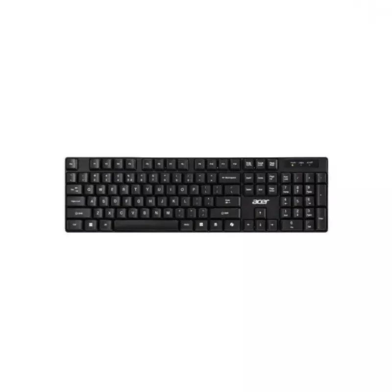 Acer GP.ACC11.03M Keyboard Mouse included Home Office USB Black Grey