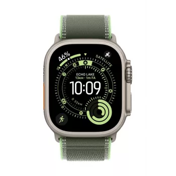 Band Apple MFT54ZM/A Smartwatch Green Titanium Polyester Spandex Nylon