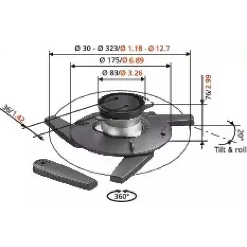 Vogel's EPC 6545 - Projector Ceiling Solution