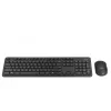 Wireless keyboard and mouse set ASUS CW100 — US layout, black, full-size QWERTY keyboard, 1600 DPI mouse