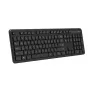 Wireless keyboard and mouse set ASUS CW100 — US layout, black, full-size QWERTY keyboard, 1600 DPI mouse