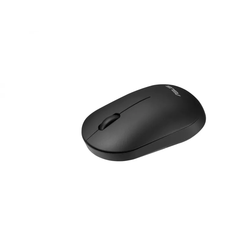 Wireless keyboard and mouse set ASUS CW100 — US layout, black, full-size QWERTY keyboard, 1600 DPI mouse