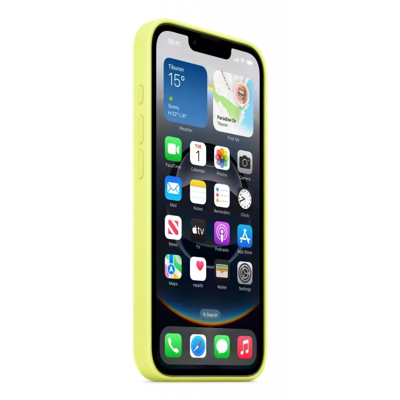 Cover Apple MGYW4ZM/A Yellow iPhone 16e 15.5 cm (6.1 inch)