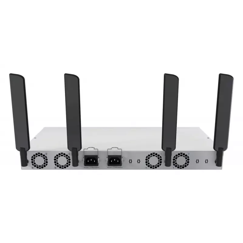 Network switch MikroTik CRS418-8P-8G-2S+5axQ2axQ-RM — L2/L3, 17× Gigabit RJ-45, 2× SFP+, PoE (802.3af/at), 1U rack