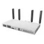 Network switch MikroTik CRS418-8P-8G-2S+5axQ2axQ-RM — L2/L3, 17× Gigabit RJ-45, 2× SFP+, PoE (802.3af/at), 1U rack