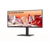 Monitor LG 34BA75QE-B 34 inch Wide Quad HD (3440 x 1440) IPS Curved, 5 ms, USB-C, VESA, speakers