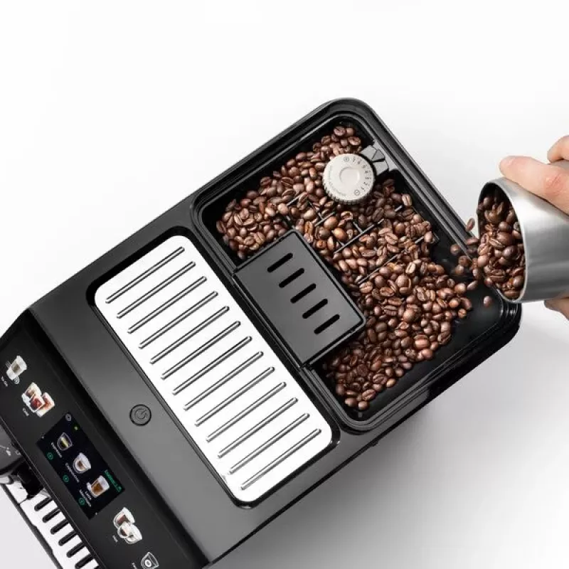 Espresso machine De’Longhi Eletta Explore — fully automatic, 1.8 L water tank, 300 g bean hopper, 19 bar, TFT touch display