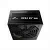 FSP HEXA 85+ PRO 450W Power supply unit ATX ATX2.5 Black, 450 W, 100 - 240 V, 50 - 60 Hz, 6-2.5 A, Active, 85 W
