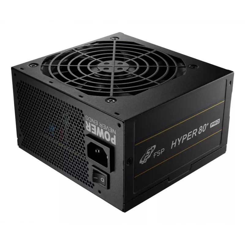 FSP HYPER 80+ PRO 450W Power supply unit ATX ATX3.1 Black, 450 W, 200 - 240 V, 50/60 Hz, 3 A, Active, 85 W