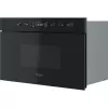 Built-in microwave Whirlpool MBNA920B, grill, 750 W, 22 L, black, push door