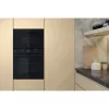 Built-in microwave Whirlpool MBNA920B, grill, 750 W, 22 L, black, push door