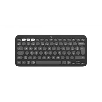 Logitech Pebble Keys 2 K380s keyboard Universal RF Wireless + Bluetooth QWERTY US International Graphite