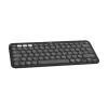 Logitech Pebble Keys 2 K380s keyboard Universal RF Wireless + Bluetooth QWERTY US International Graphite