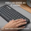 Logitech Pebble Keys 2 K380s keyboard Universal RF Wireless + Bluetooth QWERTY US International Graphite