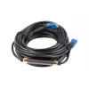 HDMI cable LANBERG CA-HDMI-20CU-0200-BK — 20 m, HDMI 2.0, 18 Gbit/s, 4K (2160p), 144 Hz, ARC, Ethernet, gold-plated