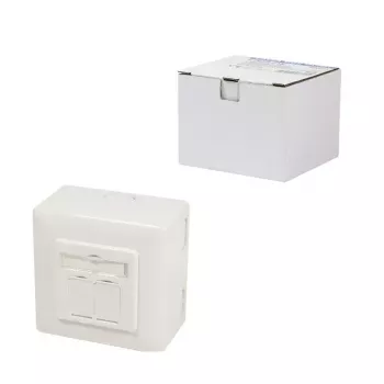 Socket outlet 2 x RJ-45 LogiLink NP0124