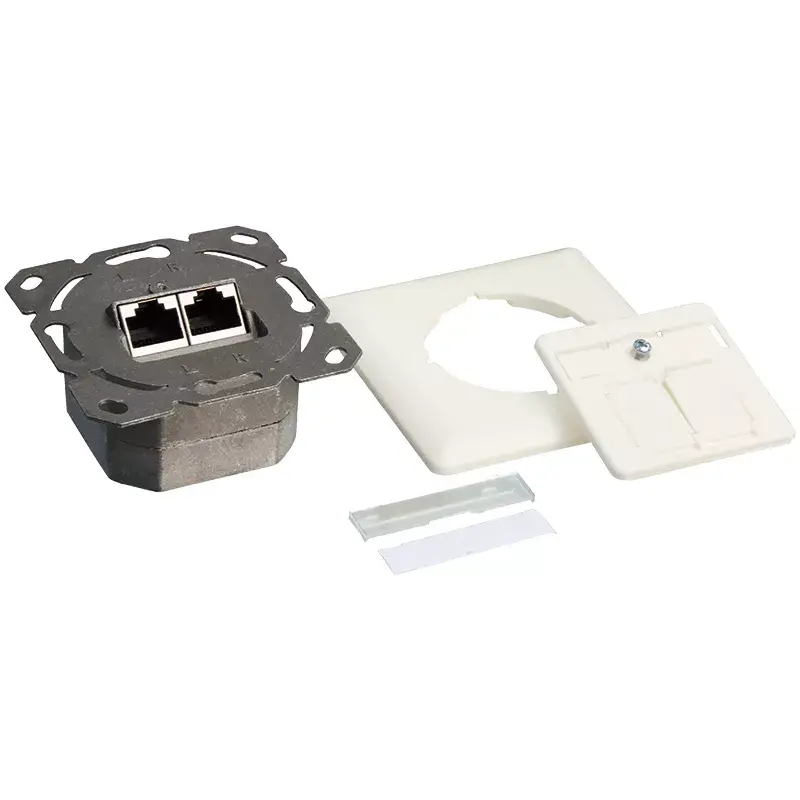 Socket outlet 2 x RJ-45 LogiLink NP0124