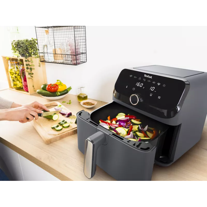 Tefal Easy Fry Mega EY855BE0 fryer Single 7.5 L Stand-alone 2020 W Hot air fryer Grey