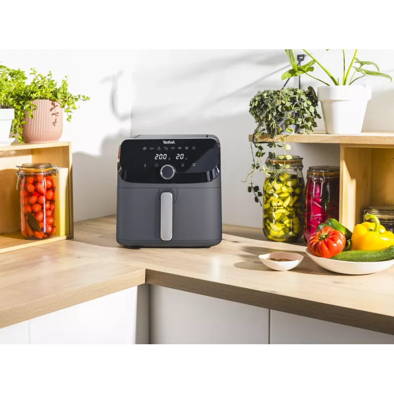 Tefal Easy Fry Mega EY855BE0 fryer Single 7.5 L Stand-alone 2020 W Hot air fryer Grey