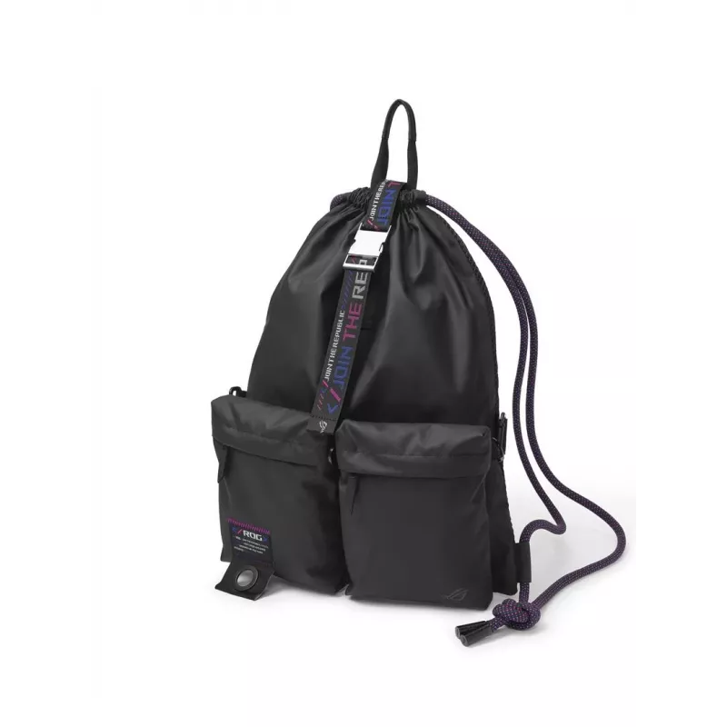 Backpack ASUS BD3700 ROG SLASH Multi-use Drawstring Bag Black 810g