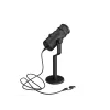Wired PC microphone GENESIS Radium 350D — USB Type-A/Type-C, -48 dB sensitivity, 16–14000 Hz, 2.5 m cable, black