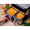 Tefal Dual Easy Fry & Grill EY905D Double 8.3 L Stand-alone 2700 W Hot air fryer Stainless steel