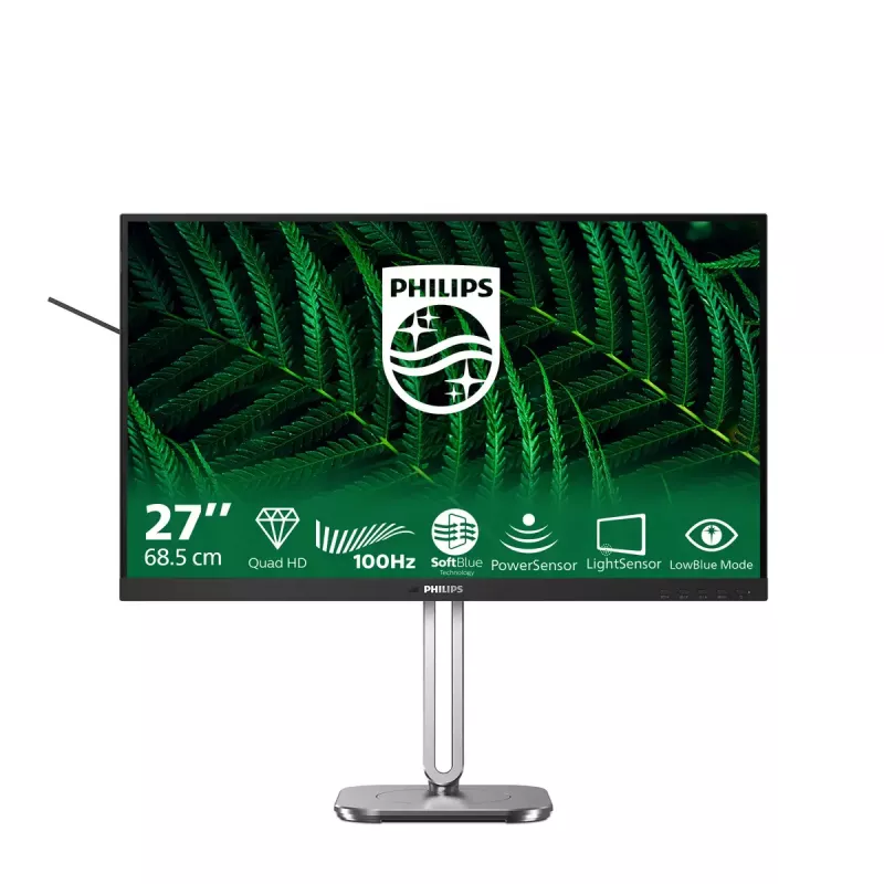 Philips 5000 series 27B2G5500/00 computer monitor 68.6 cm (27 inch) 2560 x 1440 pixels Quad HD LCD Anthracite