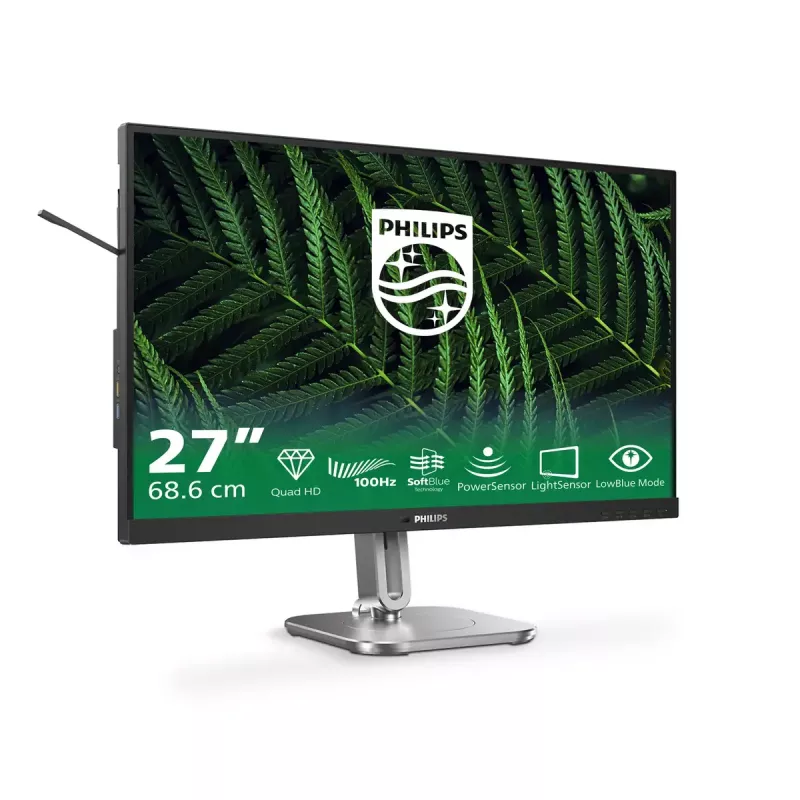 Philips 5000 series 27B2G5500/00 computer monitor 68.6 cm (27 inch) 2560 x 1440 pixels Quad HD LCD Anthracite