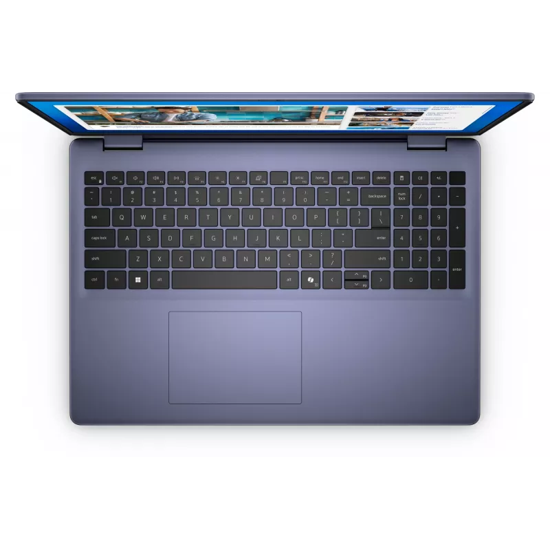 DELL DC16251 Intel Core 7 150U Laptop 40.6 cm (16 inch) Full HD+ 16 GB DDR5-SDRAM 1 TB SSD NVIDIA GeForce MX570A Wi-Fi 6E (802.11ax) Ubuntu Linux UK International Blue