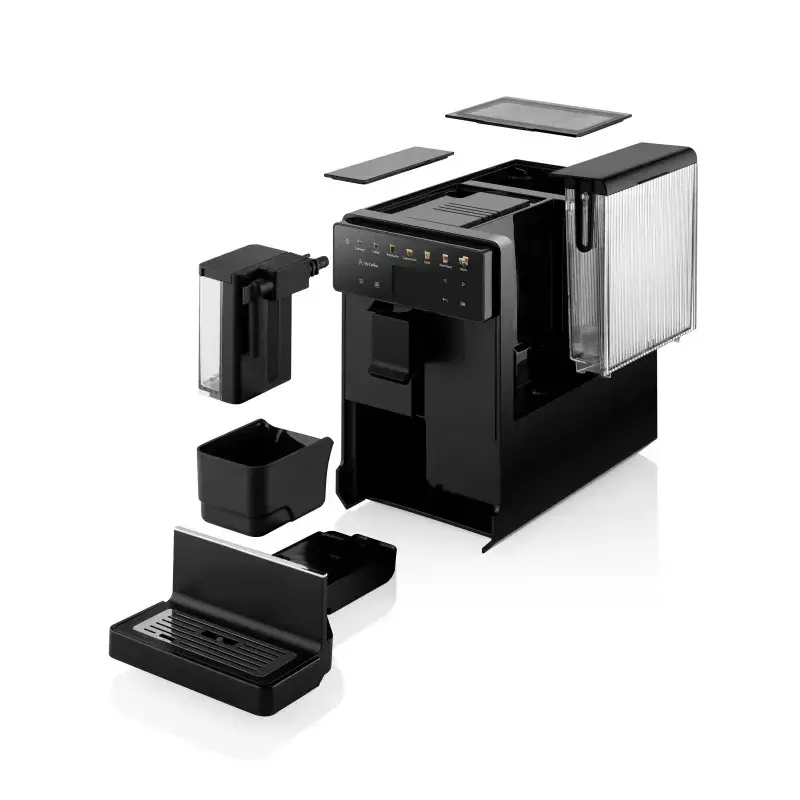 Coffee machine ETA Acorto ETA918090000 1.4L, 1400W, 19 bar, milk frother, black