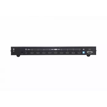 ATEN 8 Port True 4K HDMI Splitter, HDMI, 8x HDMI, 4096 x 2160 pixels, Black, Metal, 4K Ultra HD