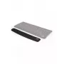 Wrist rest Port Designs 900718 — gel/silicone/rubber/polyester, 400×60×20 mm, black