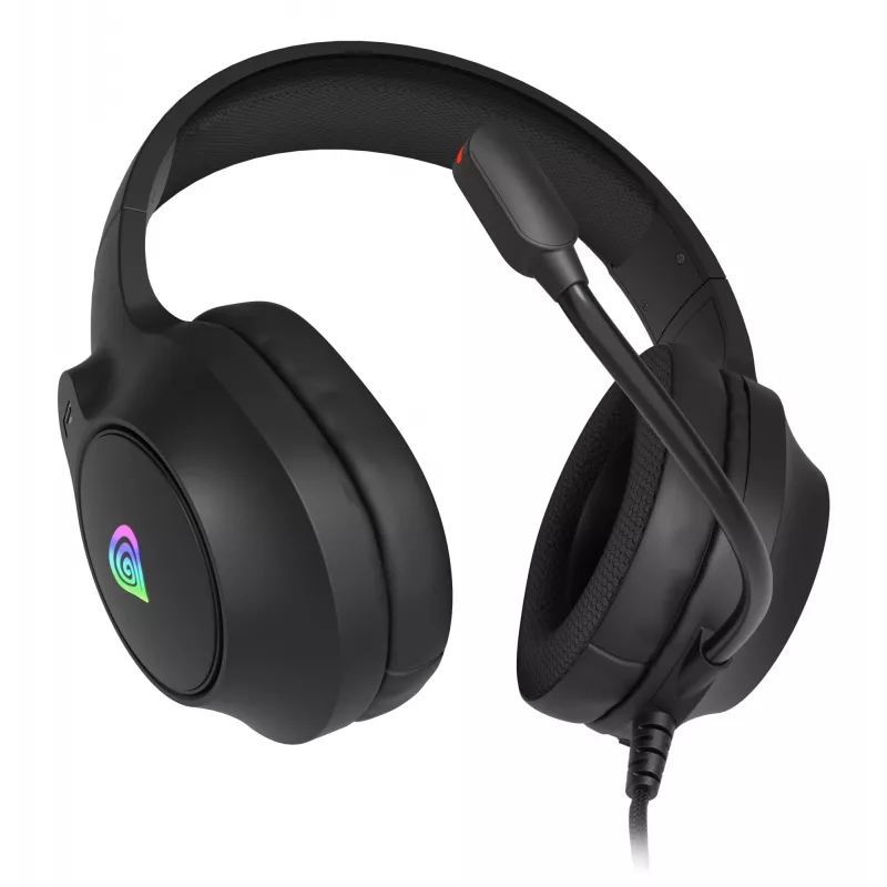 GENESIS NEON 213, Wired, Calls/Music, 20 - 20000 Hz, 302 g, Headset, Black