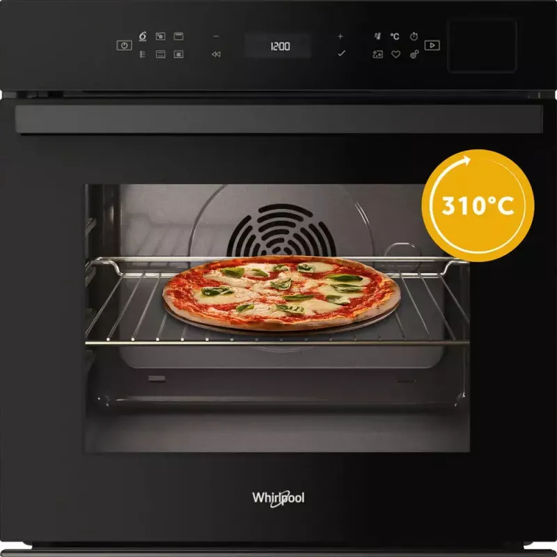 Built-in Oven Whirlpool WOI6A8FPT1SBA 73L Electric Black Touch Control