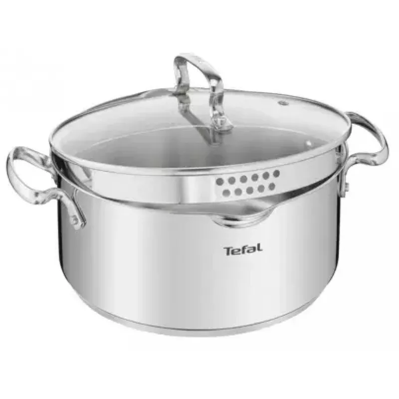 Saucepan Tefal DUETTO+ G7194355, 2 L, round stainless steel, 18 cm