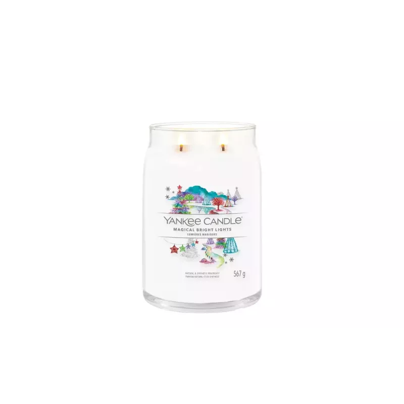 Yankee Candle Signature Magical Bright Lights Large Jar Candle, 567 g