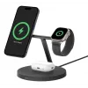 BELKIN Wireless Charging Stand - Boost Charge Pro - 3-in-1 With Qi2 15w - Black