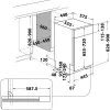 Whirlpool WSBO 3O34 PF X Semi built-in 10 place settings