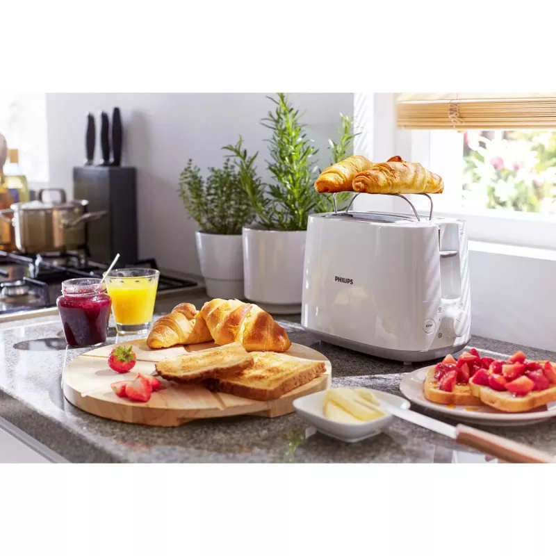 Philips Daily Collection HD2582/00 toaster 8 2 slice(s) 900 W White