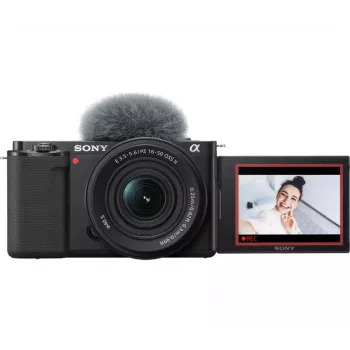 Sony ZV-E10 + E PZ 16-50mm F3.5-5.6 OSS II MILC 24.2 MP CMOS 6000 x 4000 pixels Black