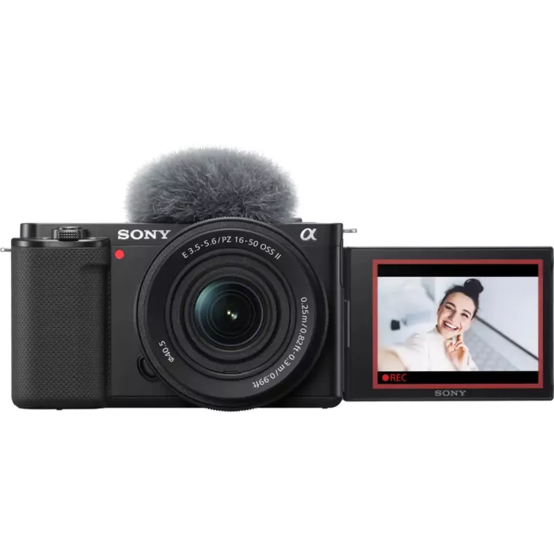 Sony ZV-E10 + E PZ 16-50mm F3.5-5.6 OSS II MILC 24.2 MP CMOS 6000 x 4000 pixels Black