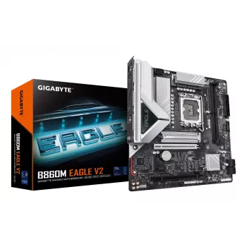 Motherboard GIGABYTE B860M EAGLE V2 — Micro ATX, LGA 1851, Intel B860, 2 DIMM DDR5 up to 9066MHz, PCIe 5.0, 2.5GbE