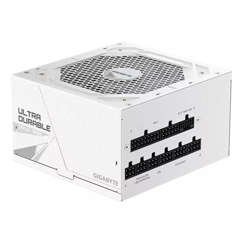 Power supply unit GIGABYTE UD1000GM PG5 V2 1000W ATX 3.1 Fully‑Modular 80 PLUS Gold White